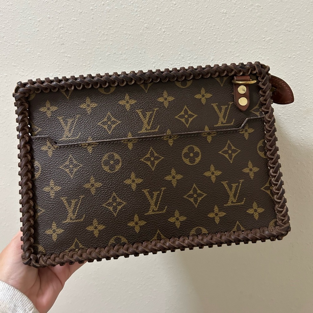 Vintage Boho Bag revamped LV purse
